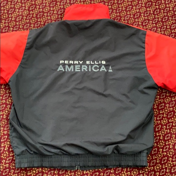 Perry Ellis vintage jacket in red and black - Picture 4 of 5